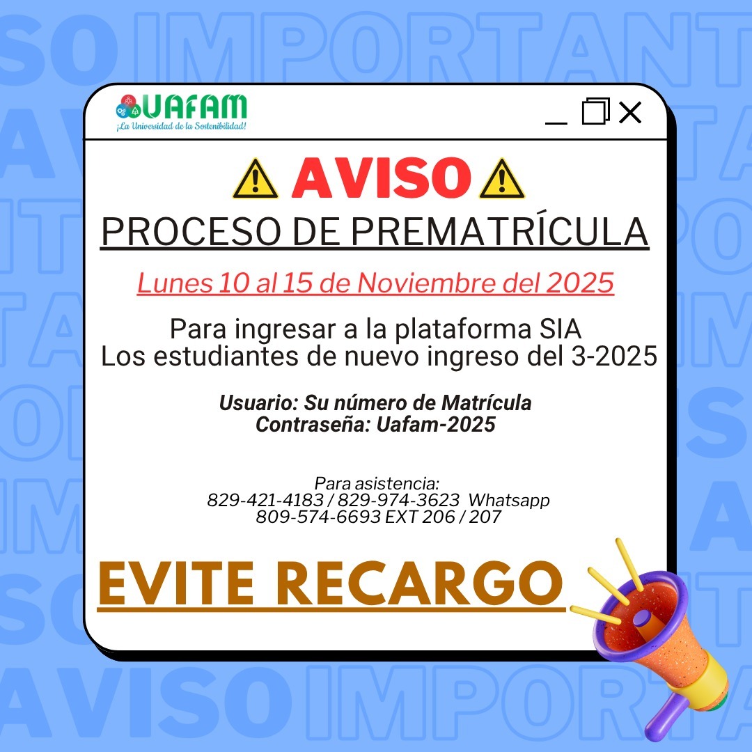 UAFAM aviso