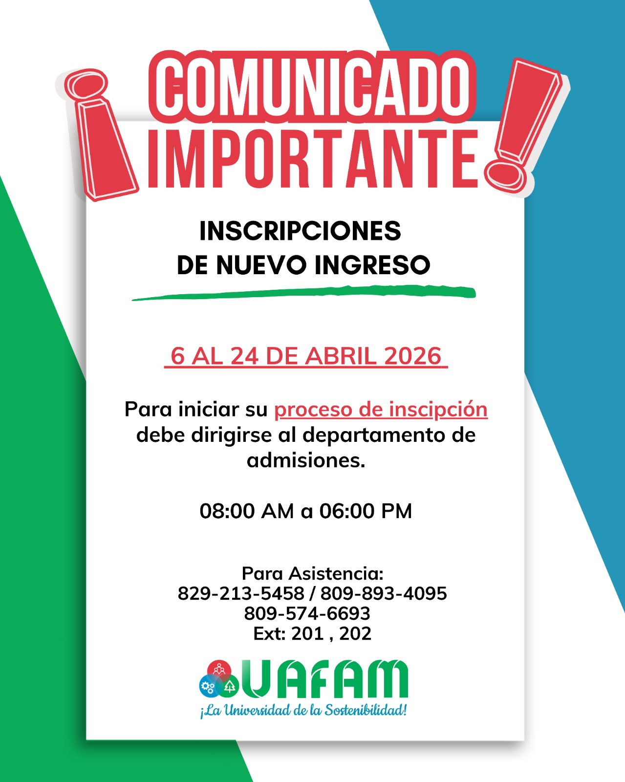 Inscripciones