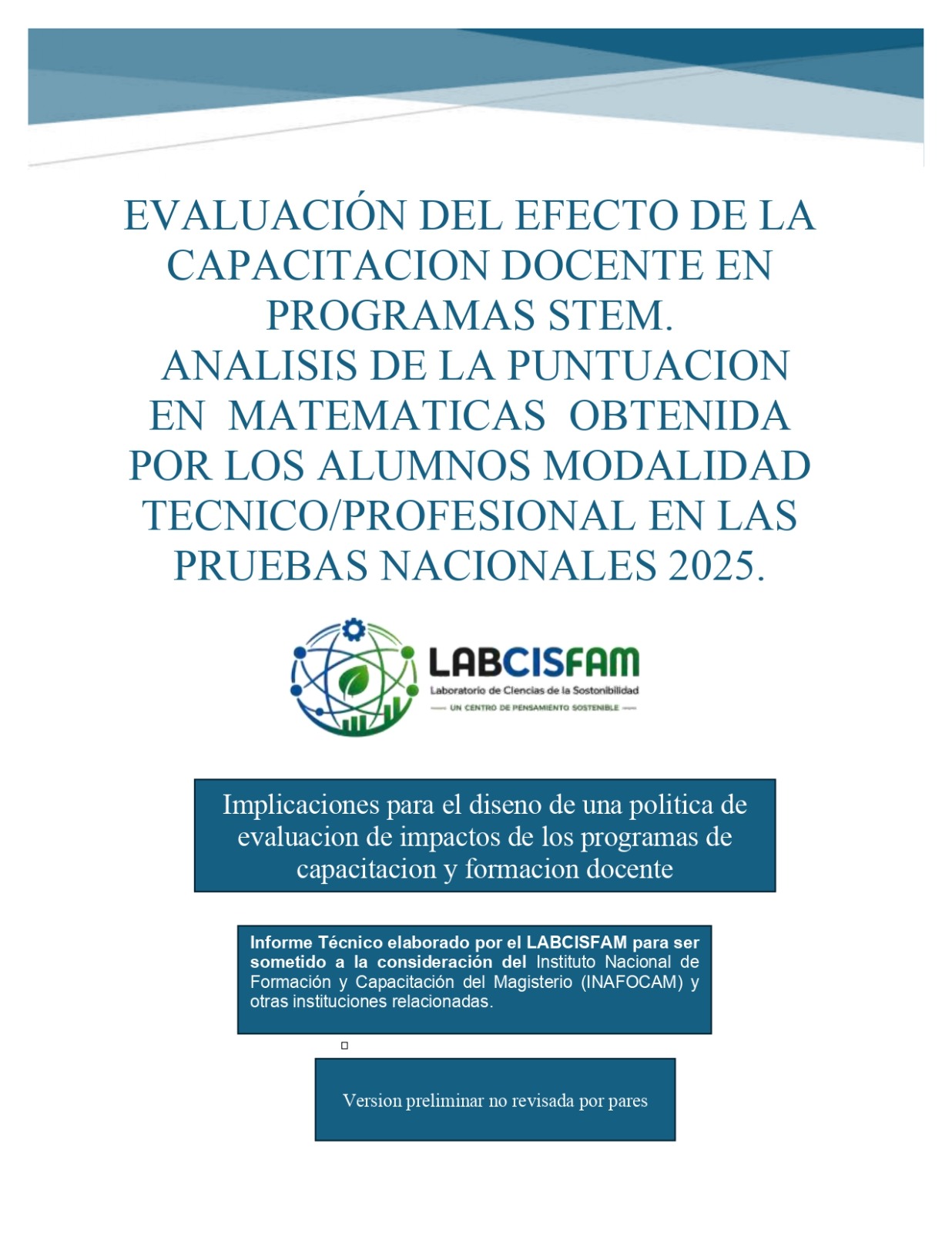 Portada - Efecto capacitación docente en programas STEM V2.1